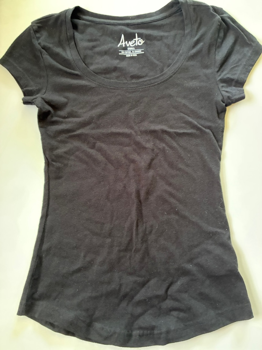 Veto Black Scoop Neck Short Sleeve Women's Tee